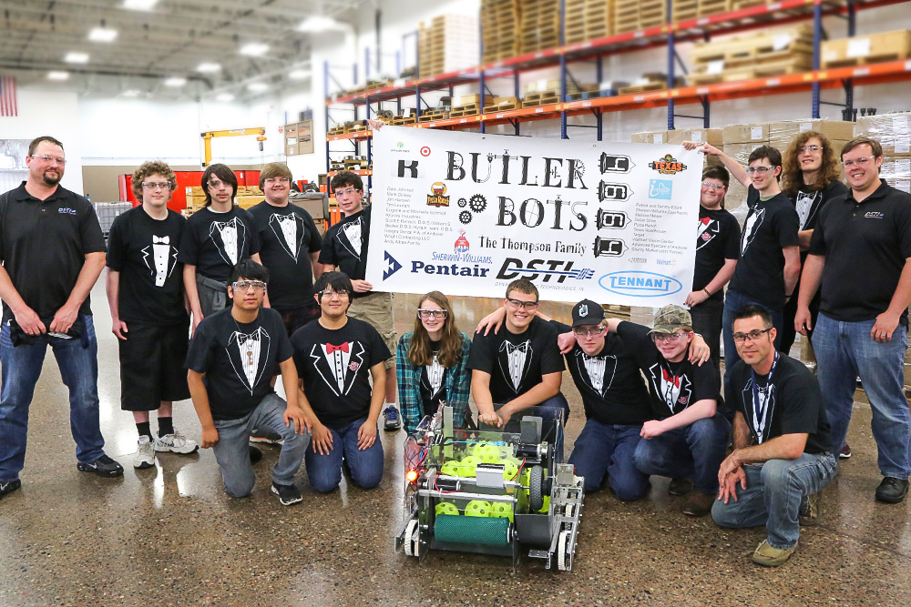 Related Photo: DSTI Support Sends Local High School Robotics Team Full Steam Ahead