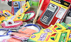 DSTI Employees Help Homeless Students Gear Up for Back to School
