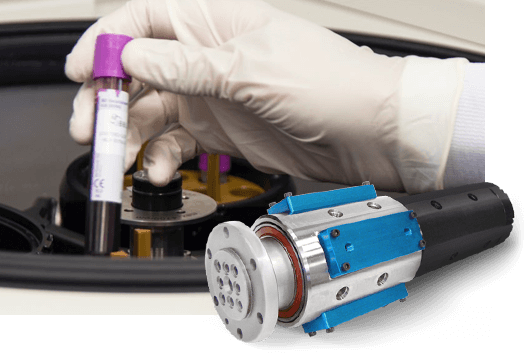 DSTI's Medical Fluid Rotary Unions for Centrifugation Systems